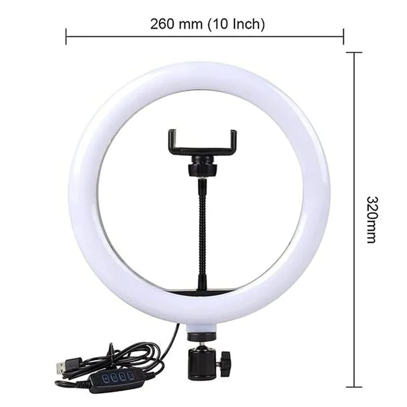 10 inch LED Ringlight Photography Beauty Light