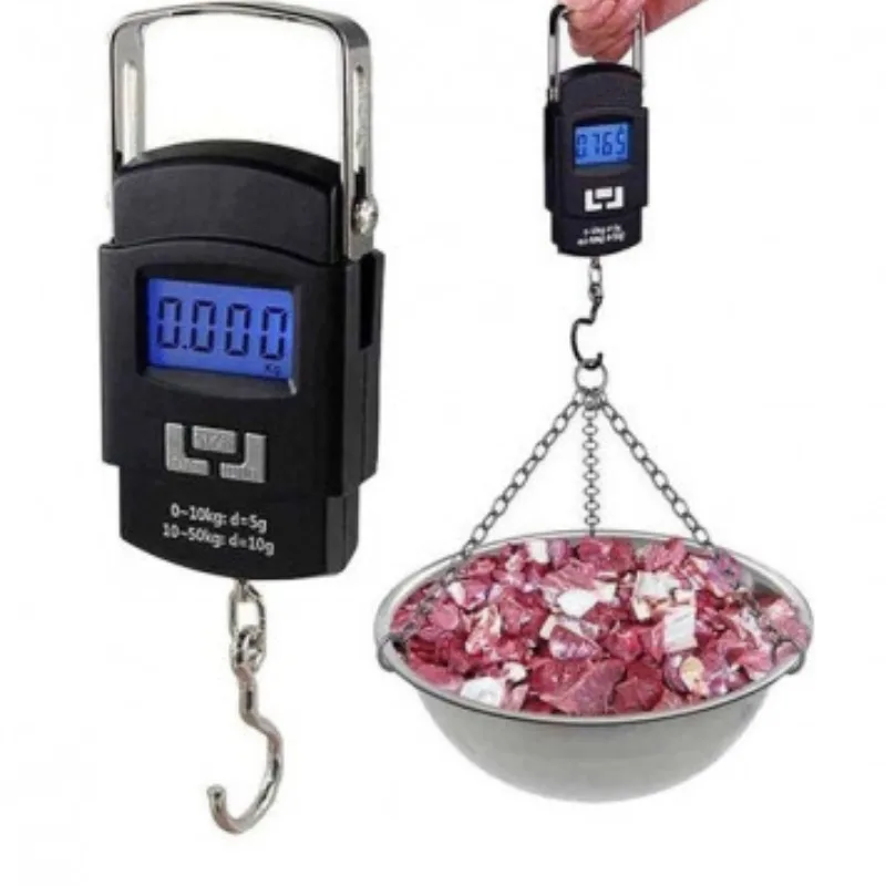 Portable Digital Weight Scale (Hook Scale) 50KG | ডিজিটাল হ্যাঙ্গিং স্কেল | কোরবানির মাংস ওজন মাপার মেশিন | Kinbo.site