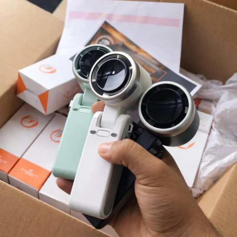 Portable Handheld Turbo Fan | 5 Speed Wind Control | Kinbo.site