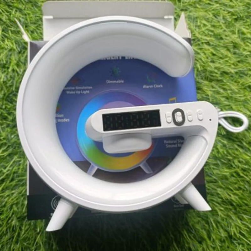 Smart G-Shape Table Lamp G63 with Wireless Charger | Kinbo.site