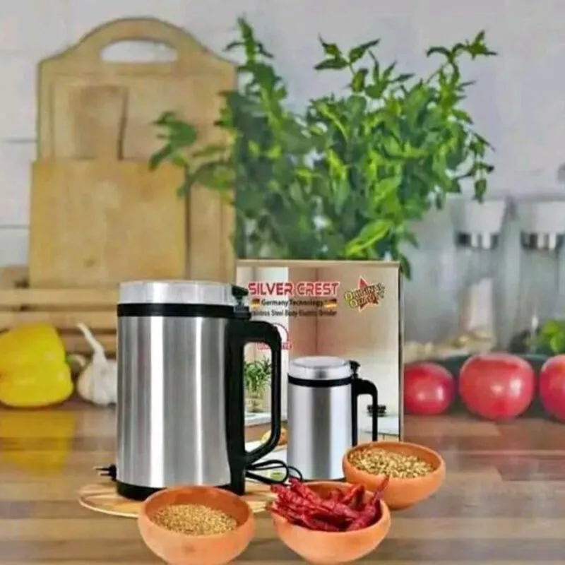 Silver Crest Electric Grinder 1500W | Heavy Duty Spice Mill | Kinbo.site