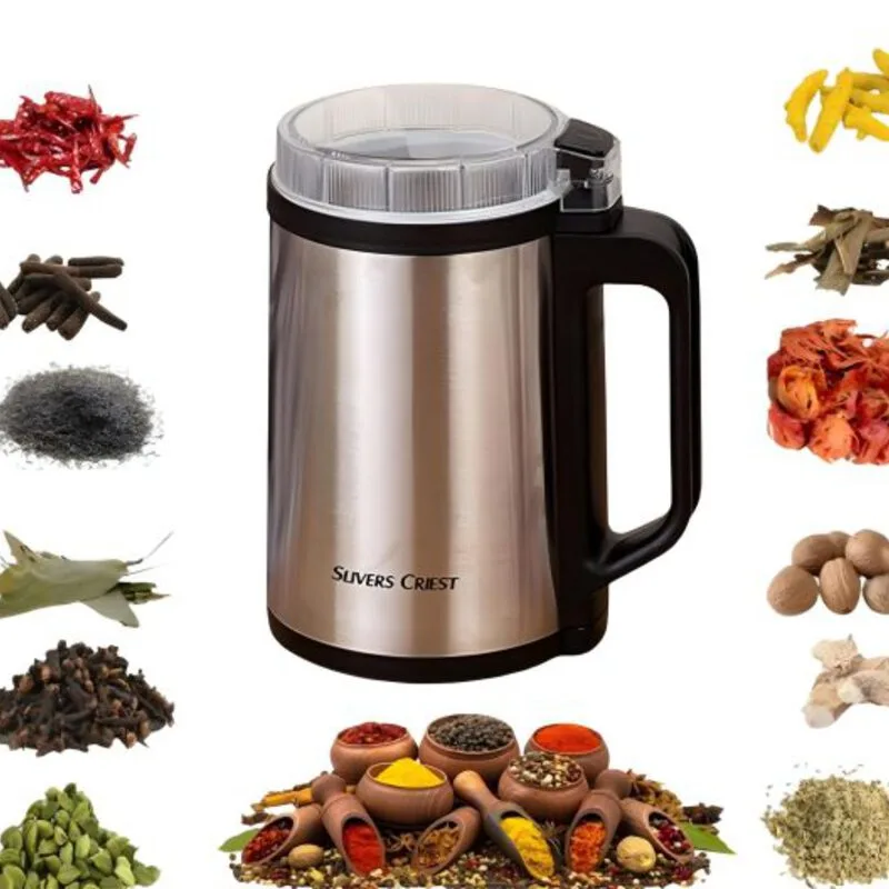 Silver Crest Electric Grinder 1500W | Heavy Duty Spice Mill | Kinbo.site