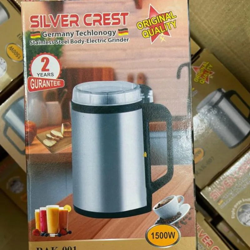 Silver Crest Electric Grinder 1500W | Heavy Duty Spice Mill | Kinbo.site