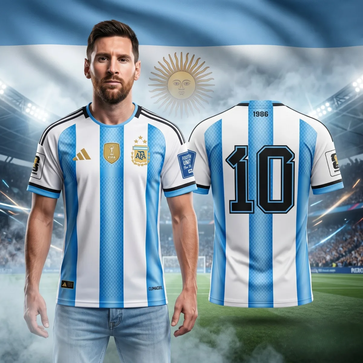 🏆Argentina Home Jersey – Iconic No. 10